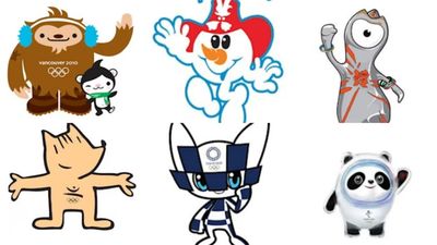Todas las mascotas de los Juegos Olímpicos