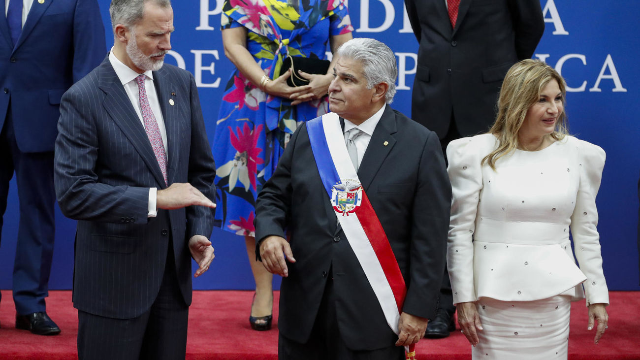 Fin del viaje de Estado de Felipe VI a Panamá por la toma de posesión de Mulino