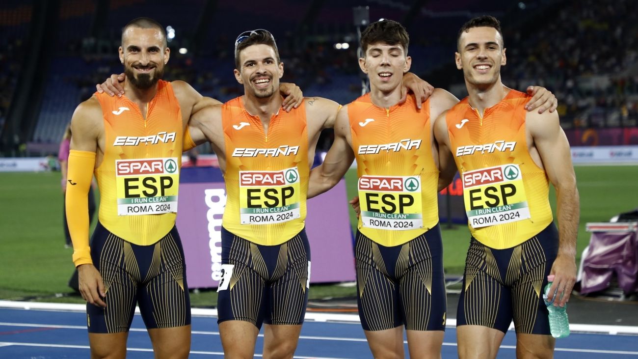 Equipo español de relevo 4x400
