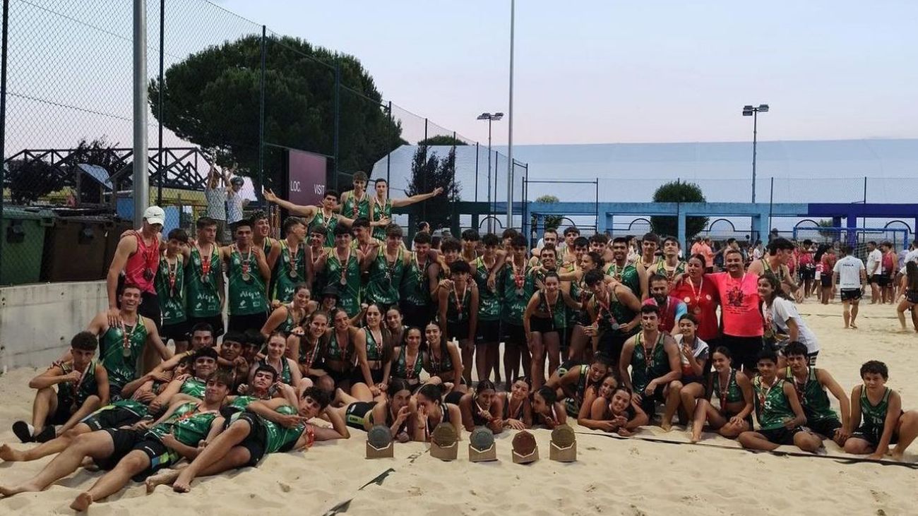Los clubes de Madrid de balonmano playa