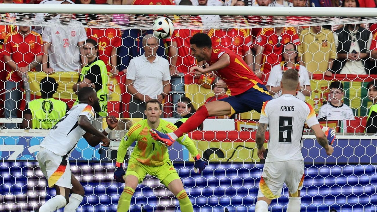 Mikel Merino ante  Alemania