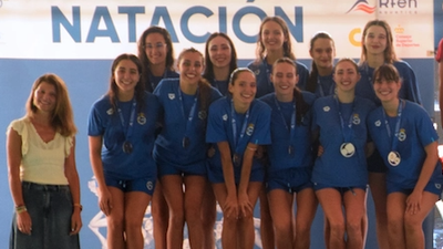 Canoe, subcampeón de España Júnior, y Sincro Retiro, Absoluto, de natación artística