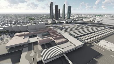 Chamartín reorganiza sus accesos con nuevos itinerarios para los viajeros