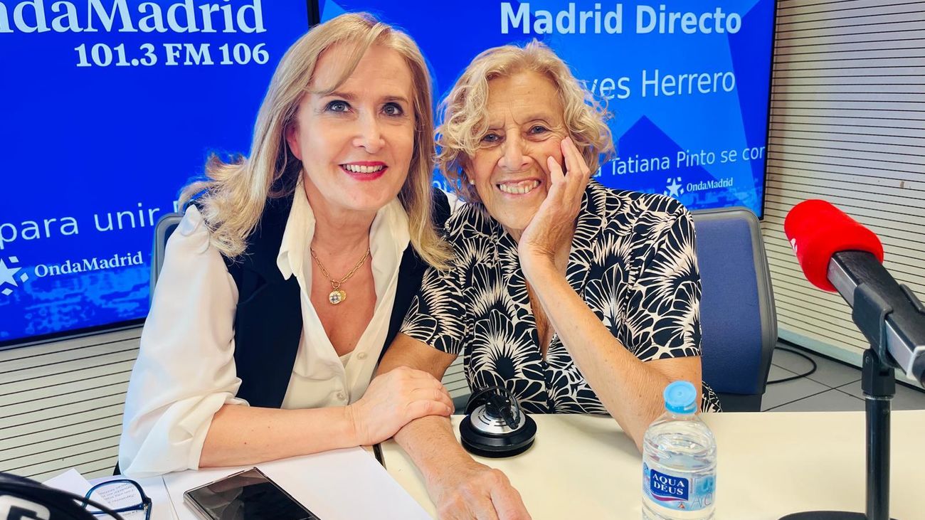 Nieves Herrero y Manuela Carmena