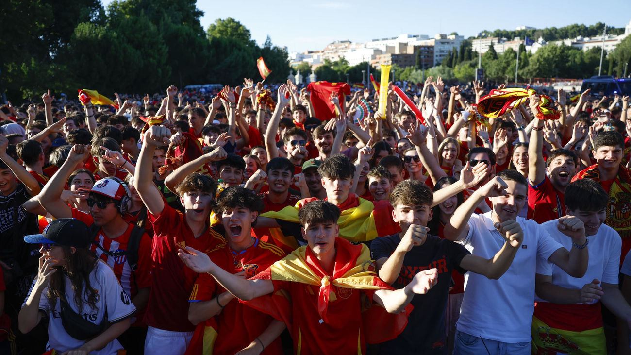Así se vivió en Madrid el pase de España a la final