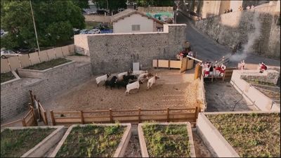 Los Fuente Ymbro protagonizan un cuarto encierro vertiginoso y con poco peligro