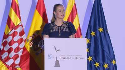 La princesa Leonor anima a los jóvenes a encarar la realidad con "esperanza y energía"