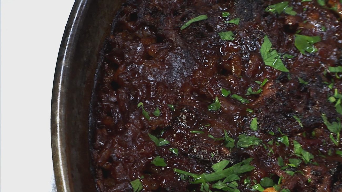 El arroz con rabo de toro, una de las especialidades del restaurante 'El Olivar', en Rivas Vaciamadrid