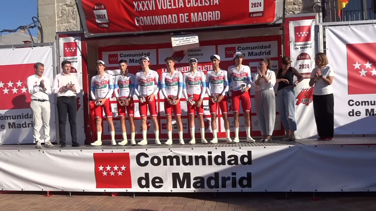 El Polti Kometa se impone en la crono por equipos de la 1º etapa de la Vuelta Ciclista a Madrid