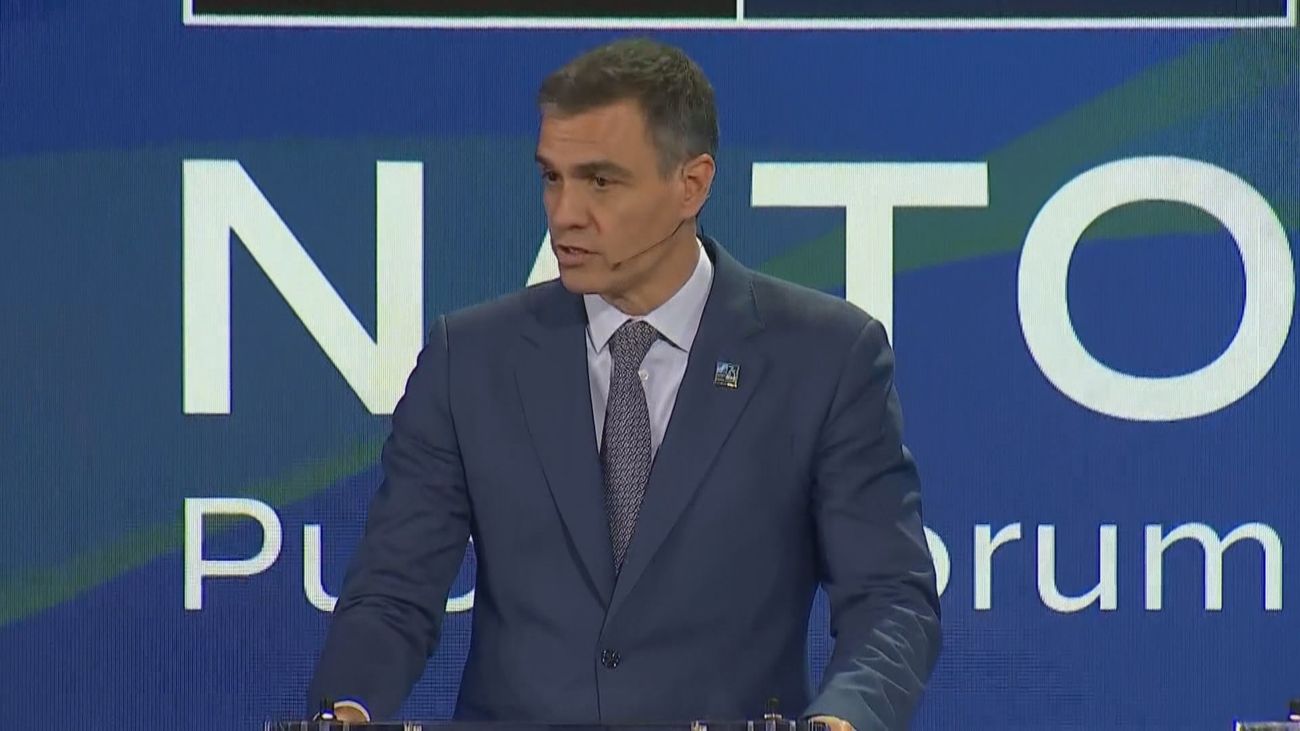 Sánchez dice a la OTAN que aumentar el gasto en defensa al 5% del PIB es "incompatible" con el Estado del bienestar