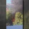Incendio sin heridos en la fachada de un edificio en la calle Cañada de Moratalaz