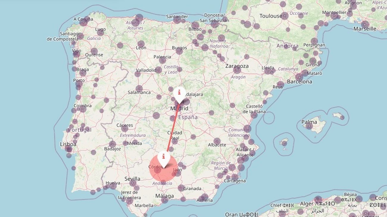 Este Mapa interactivo  cómo será el clima en más de 40.000 localidades y 5.323 áreas metropolitana dentro de 60 años