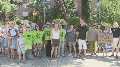 Vecinos de Saconia contra la construcción de una residencia en un interbloque