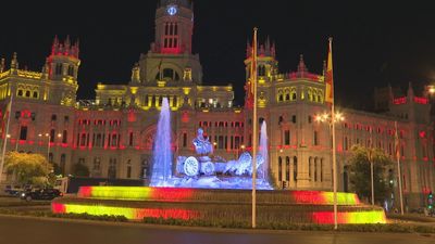 Madrid respira fútbol y se viste con los colores de la selección a la espera de la final