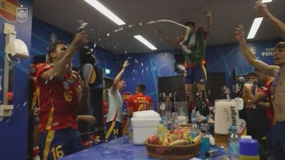 Yamal, Williams, Rodri, Morata... España se desata en el vestuario