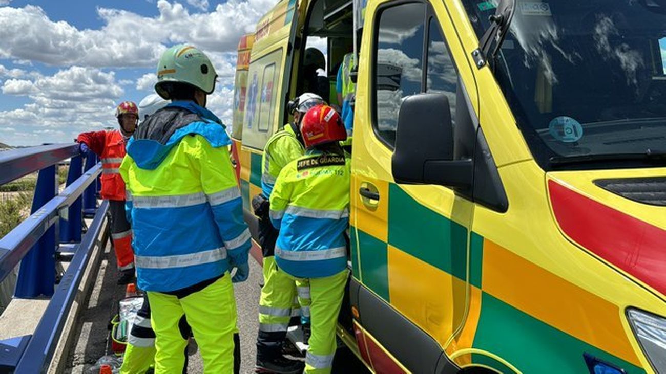 Herido grave un ciclista tras ser atropellado en la M21, en Coslada