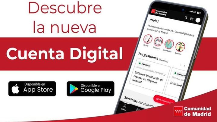 'Cuenta Digital de Madrid' registra 2 millones de trámites y 15 millones de accesos
