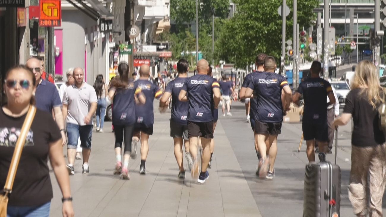 La Policía Nacional se prepara para la carrera solidaria 'Ruta 091'