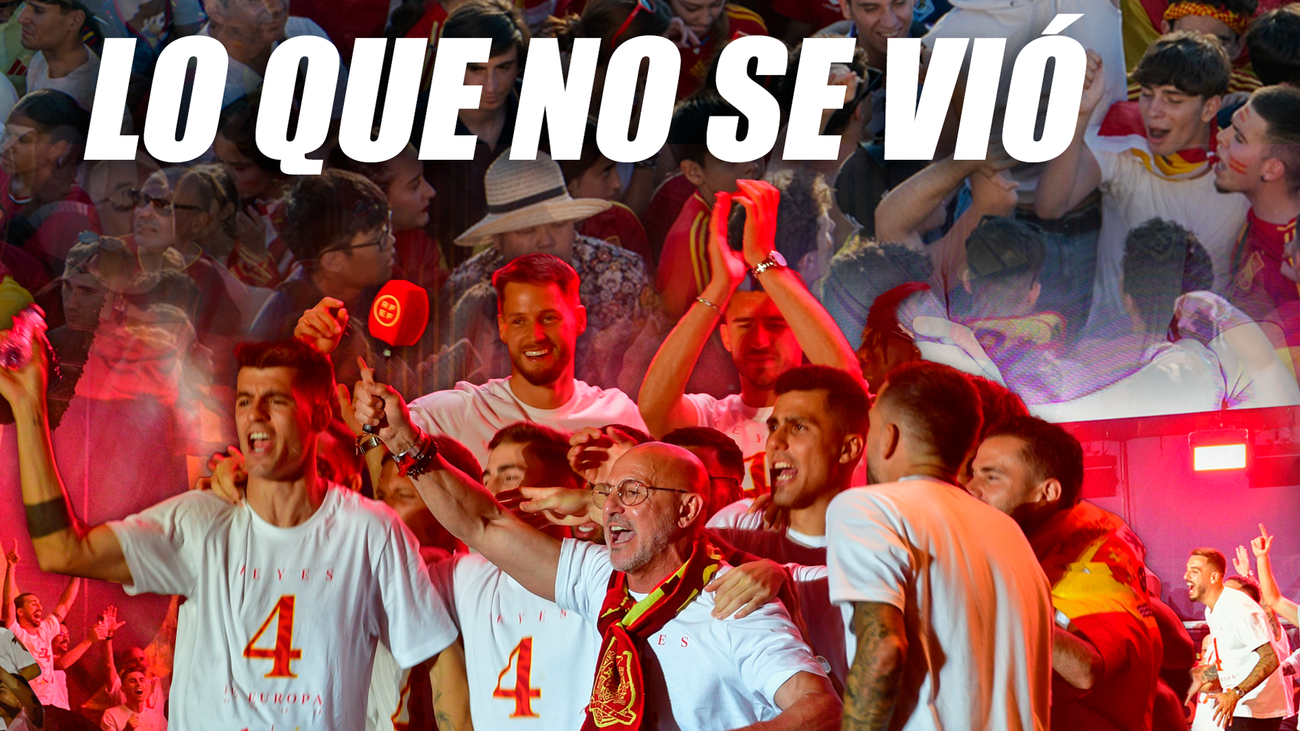 Lo que no se vio de la fiesta de España en el autobús