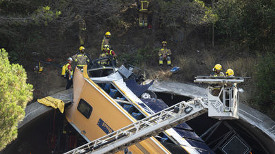 Los Mossos trabajan con la hipótesis de que el conductor del autocar de Pineda se durmió
