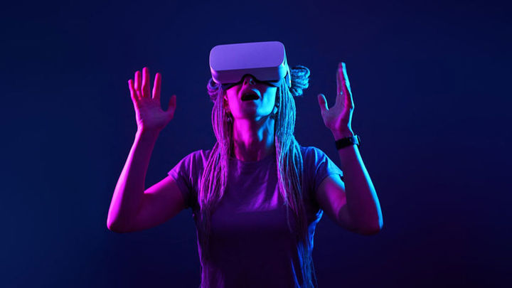 Jugadora en Virtual Arena / Archivo