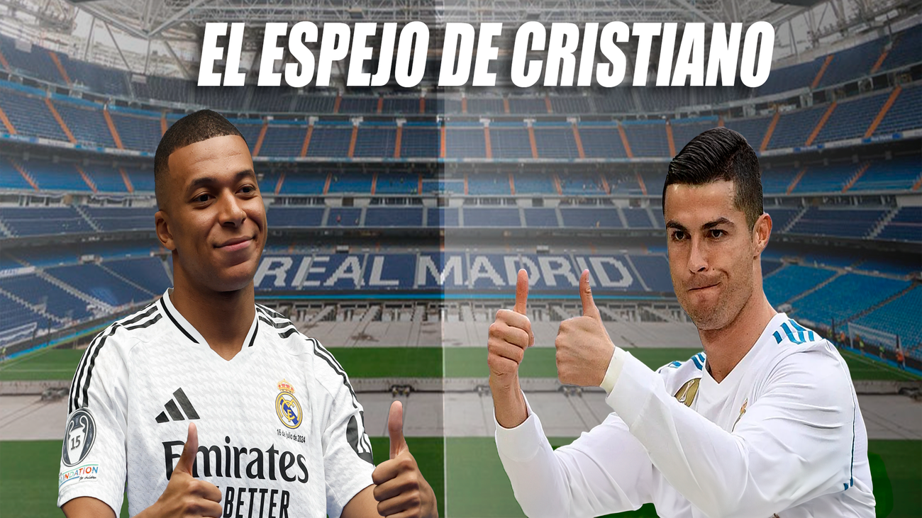 Cristiano Ronaldo, el espejo en el que se refleja Mbappé