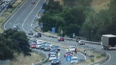 Cortes en la A-1 a la altura de El Molar el 22 y el 23 de julio