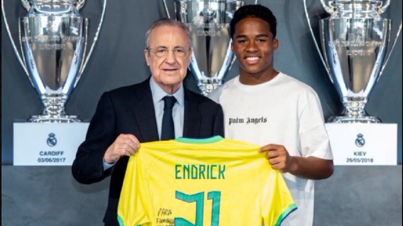 Endrick será presentado en el Real Madrid el 27 de julio
