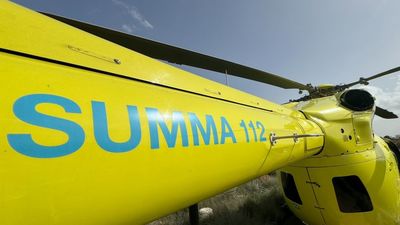 Herido grave un ciclista al caerse en la M-966 en Cercedilla