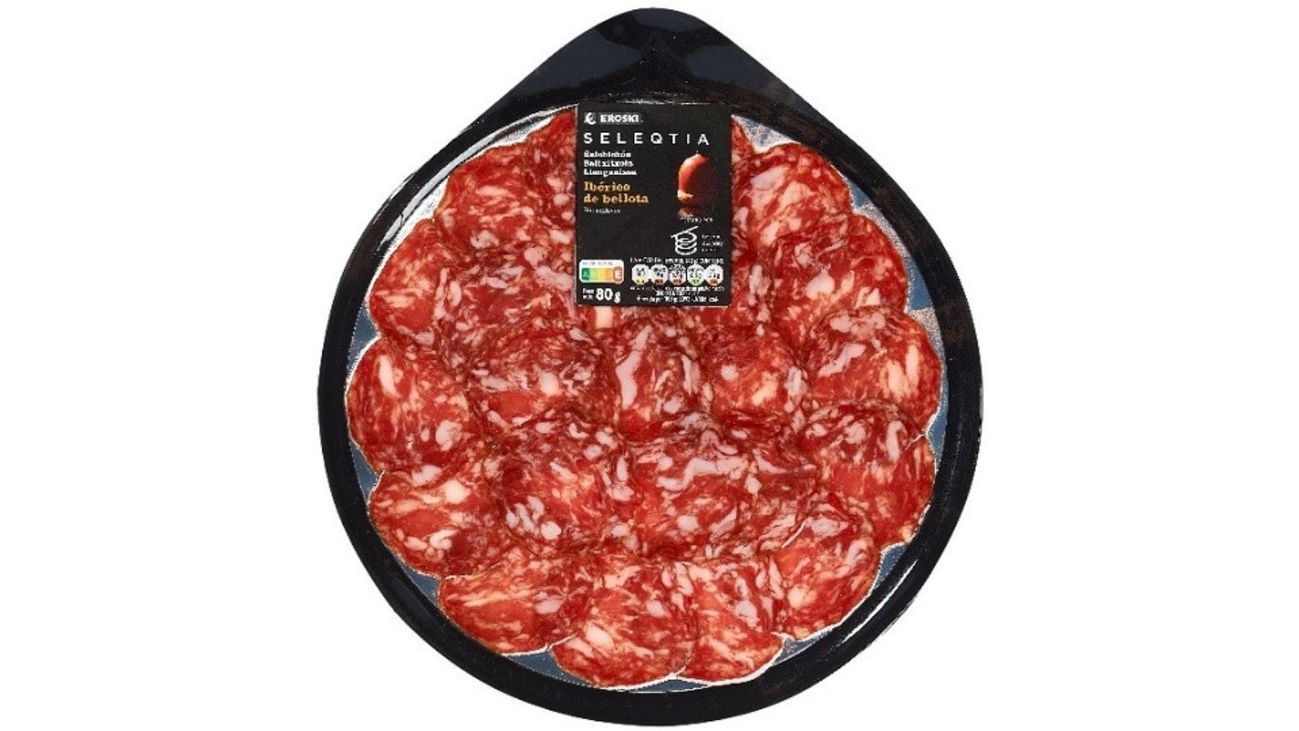 Salchichón ibérico bellota Eroski Seleqtia