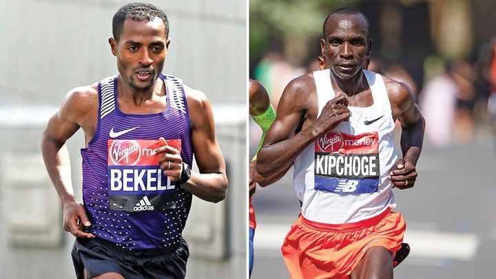 Bekele-Kipchoge / TELEMADRID
