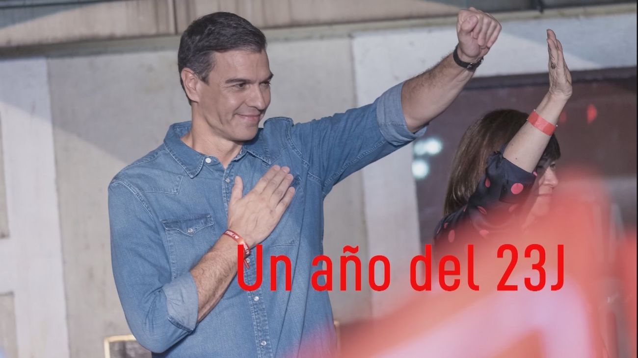 El PSOE de Sánchez celebra con un vídeo el primer año desde el 23J