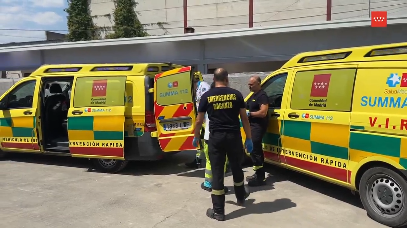 Herido grave un trabajador al ser aplastado por una máquina en Daganzo de Arriba