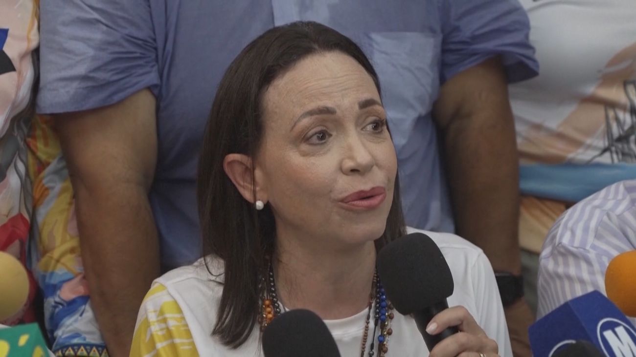 La opositora venezolana, Corina Machado, asegura que las "amenazas" de Maduro "ya no asustan a nadie" en Venezuela