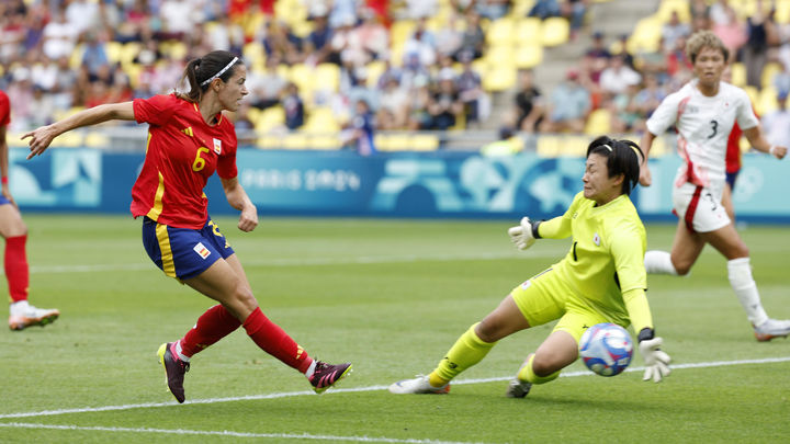 Gol de Aitana Bonmatí ante Japón / EFE