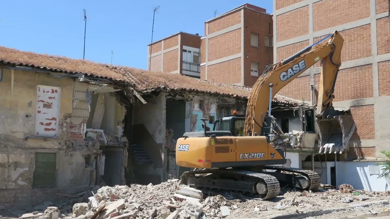 Getafe derribará en agosto los dos últimos edificios para construir una Plaza Mayor porticada