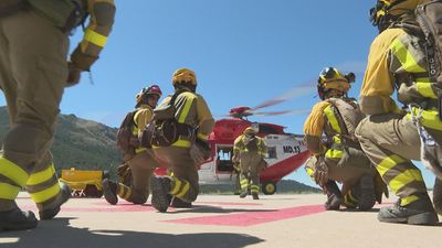 Las brigadas helitransportadas de Madrid, punta de lanza en la lucha contra los incendios forestales