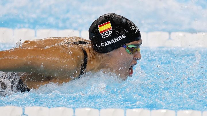Laura Cabanes en 100 metros mariposa / EFE