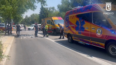 Herido muy grave un hombre de unos 30 años tras ser atropellado por un taxi en Carabanchel