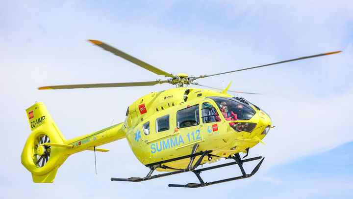 Tres jóvenes heridos, uno grave, tras chocar dos coches en la M-118 en Daganzo de Arriba