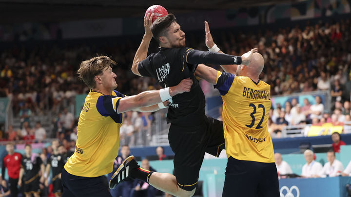 Alex Dujshebaev  ante Suecia / EFE