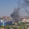 Incendio en el interior del complejo policial de Canillas