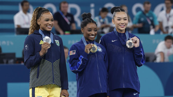 Podio del concurso individual / EFE