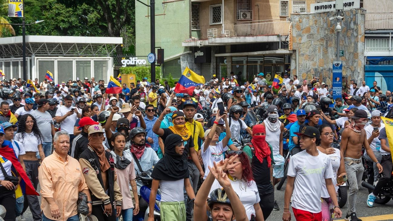 Más de 1.200 detenidos en protestas contra el resultado oficial de las elecciones en Venezuela