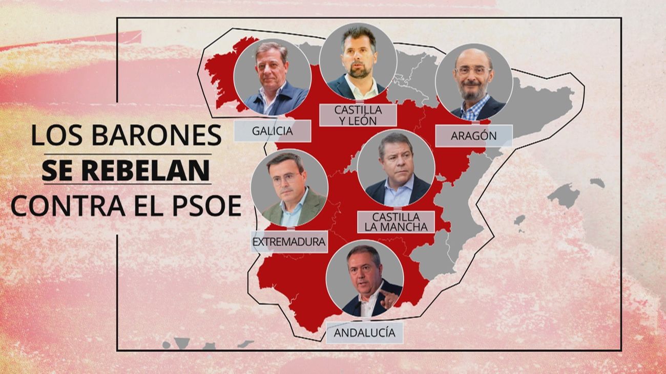 Barones y líderes territoriales del PSOE critican el acuerdo de Sánchez con ERC