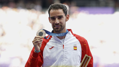 Álvaro Martín, medalla de bronce en los 20 km marcha