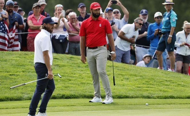 Jon Rahm, durante la última jornada de golf en París 2024 / EFE