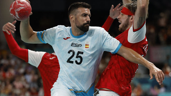 Agustín Casado, jugador de la selección española de balonmano / EFE