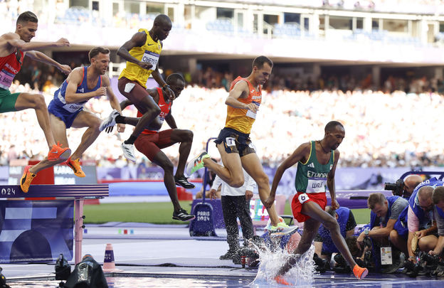 Dani Arce durante la prueba / EFE
