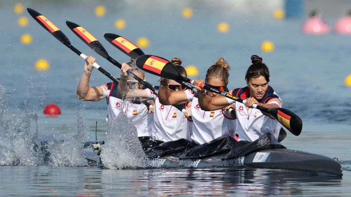 Sara Ouzande, Estefanía Fernández, Carolina García y Tere Portela / EFE
